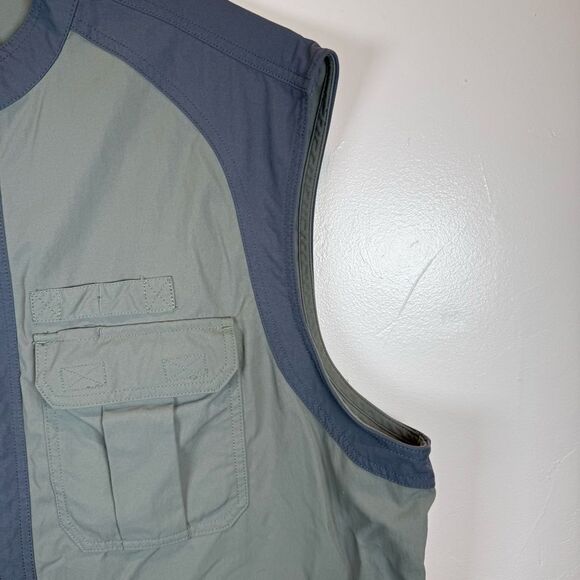 Duluth Men's Dry on the Fly Gray Green Vest Size 2XL Tall - Picture 4 of 16